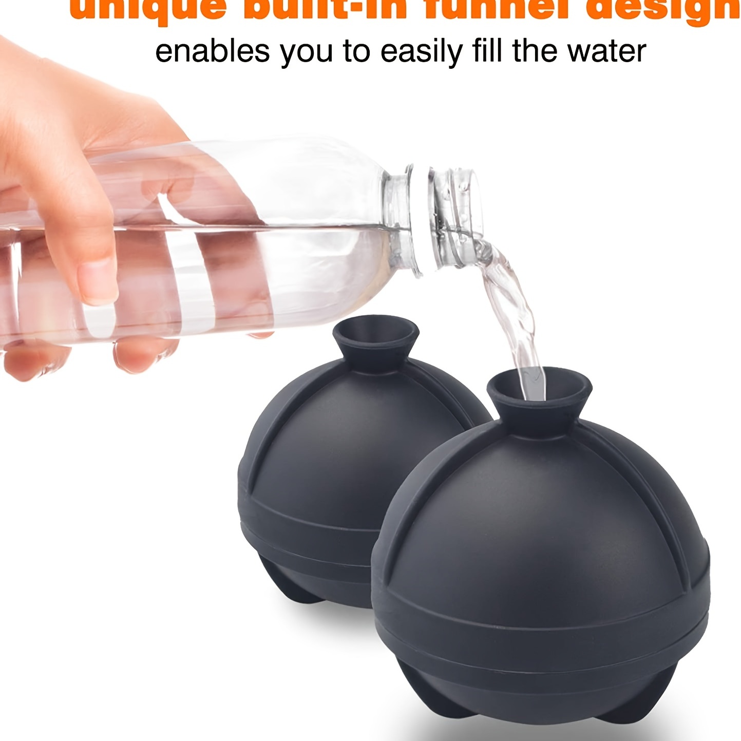 Silicone Whiskey Ice Cube Ball Innovative Design Makes Easy Ice Ball Use  for Bar Accessories