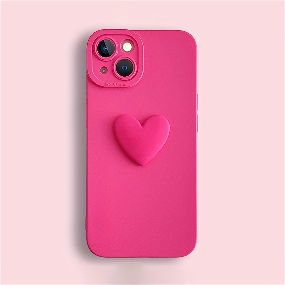 Stylish Protection: Heart Cute Phone Cases for iPhone 14 Pro Max 13 12 11 14  Plus