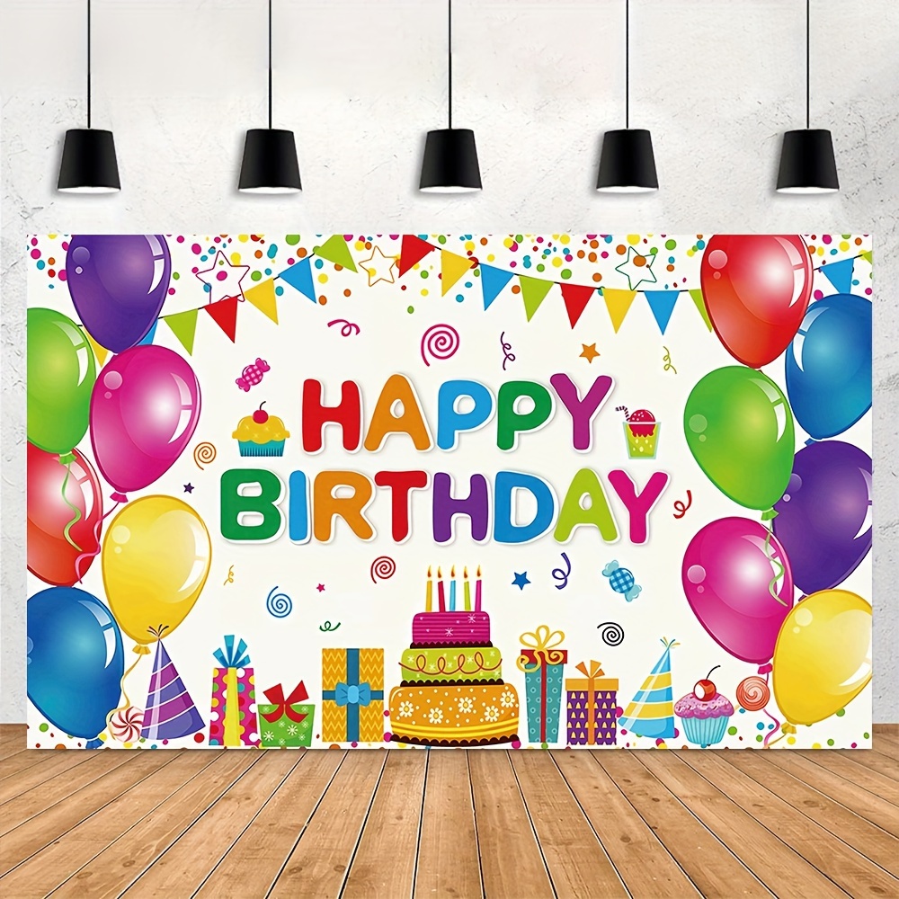 Cartel de vinilo personalizado para cumpleaños, telón de fondo de fiesta,  regalo de cumpleaños, fiesta de cumpleaños, Milweb1 (3 x 6 pies, BB-2)