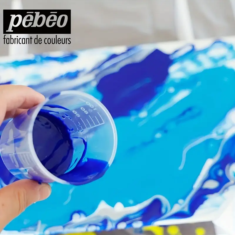 4/8 Colors Acrylic Pouring Paint Supplies Kit, Large Volume