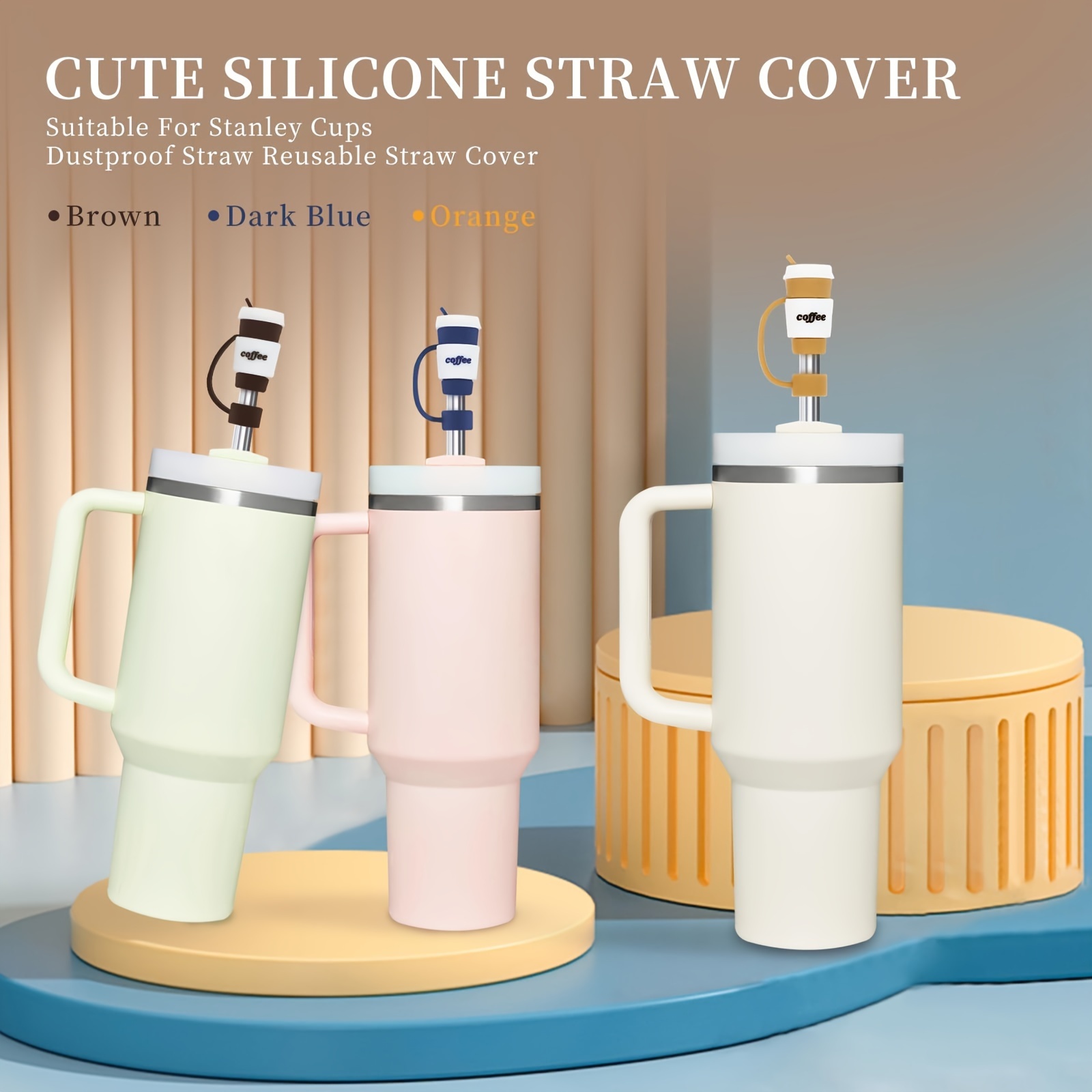 1pcs Silicone Straw Plug Reusable Drinking Creative Reusable Straw