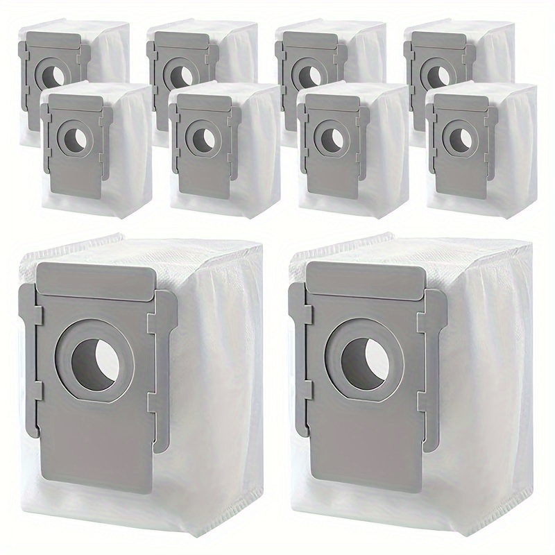 Paquet de 10 sacs d'aspirateur pour Irobot Roomba I7 I7 S9 J7 + E5 E6