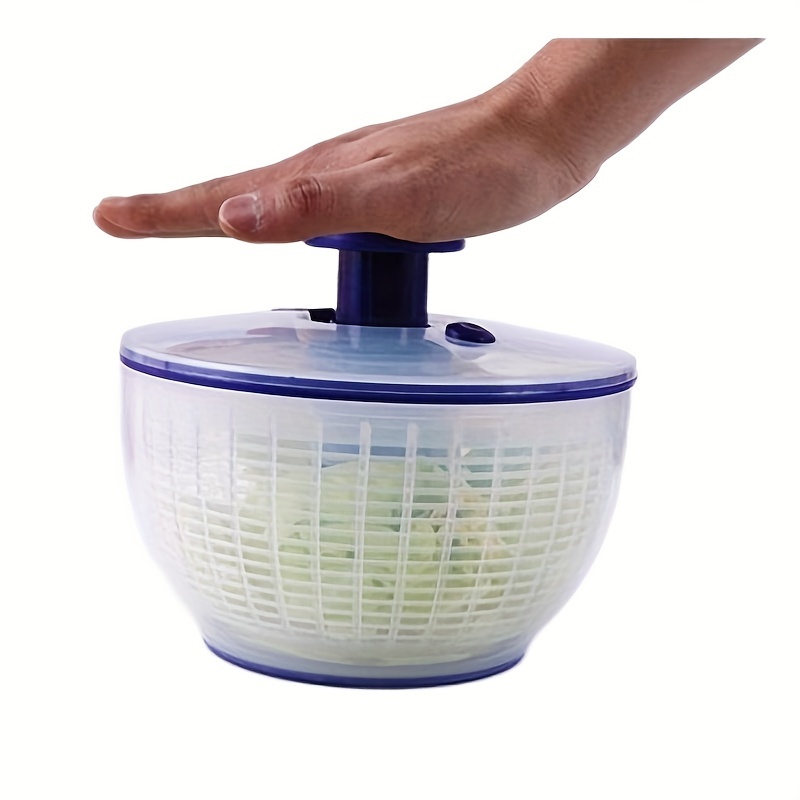 Portable Mini Salad Spinner With Locking Lid And Handle - Multifunctional  Healthy Eating Tool For Large Salads And Dressings - Temu