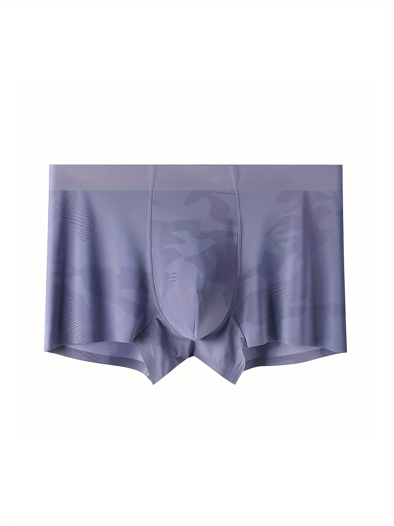 Men's Ice Silk Cool Underwear Ultra Thin Breathable Quick - Temu Canada