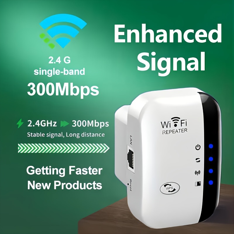 Extensor WiFi 2024, extensores WiFi 2.4G/5G, amplificador de señal para el  hogar cubre hasta 9800 pies cuadrados y 40 dispositivos, amplificador WiFi
