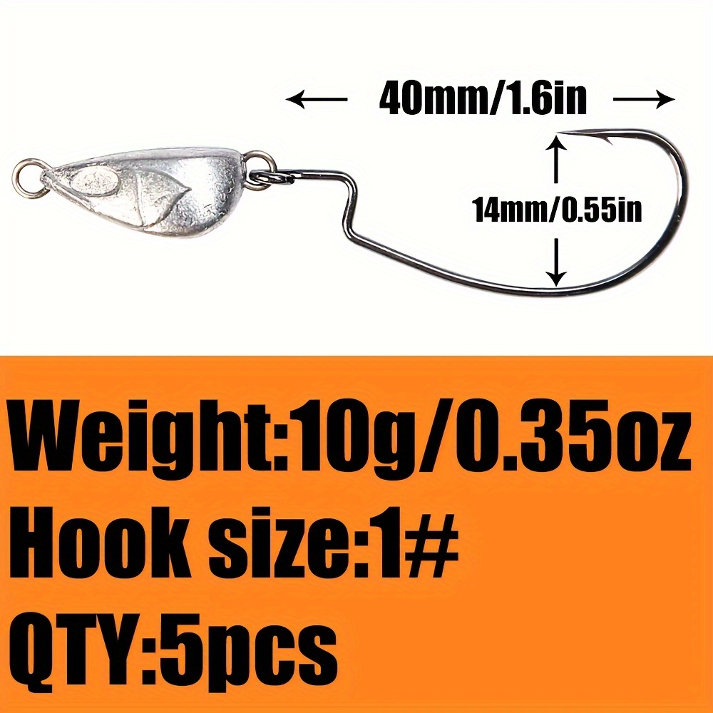 B u Lead Head Fishing Hooks Bullet Jig Head Hooks Slivery - Temu Canada