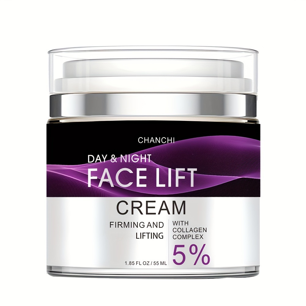 

Face Lift Cream, Lifting & Firming Cream Organic Instant Formula For Facial, Neck, Chest ,softens Skin And Smoothes Wrinkles 1.85 Fl.oz