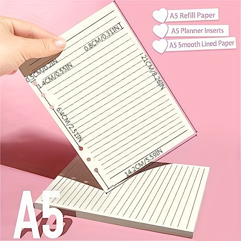 Recharge carnet de notes rechargeable - Format A5