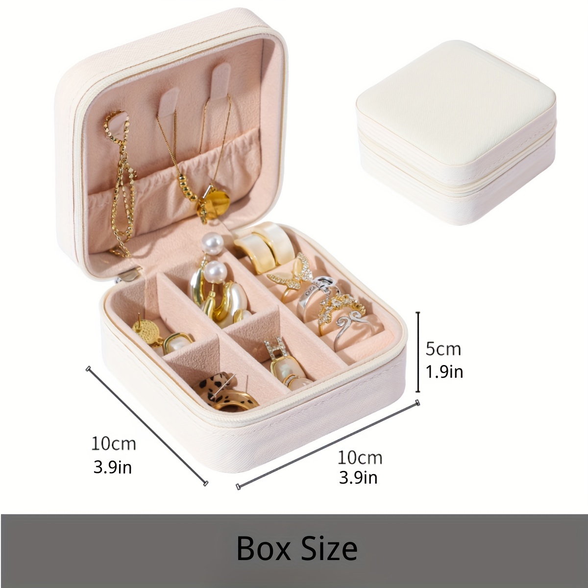 Small Jewelry Travel Case, Travel Jewelry Box Leather, Personalized Jewelry  Box for Girl, Portable Travel Jewelry Box, Mini Jelewlry Box 