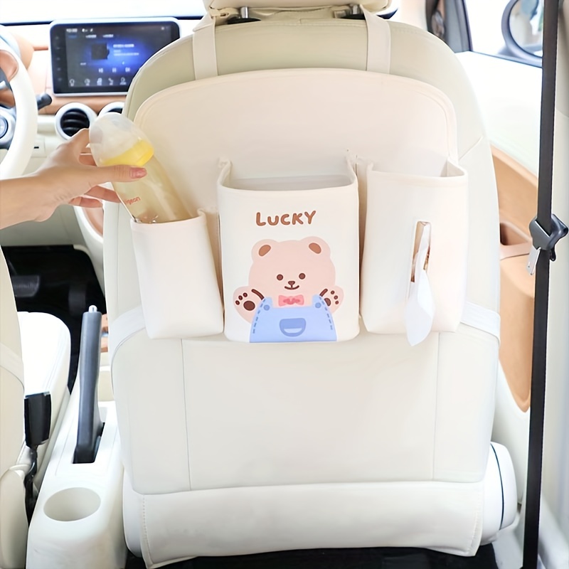 Lucky Sign - Car Organiser Seat Protection with Multiple Storage