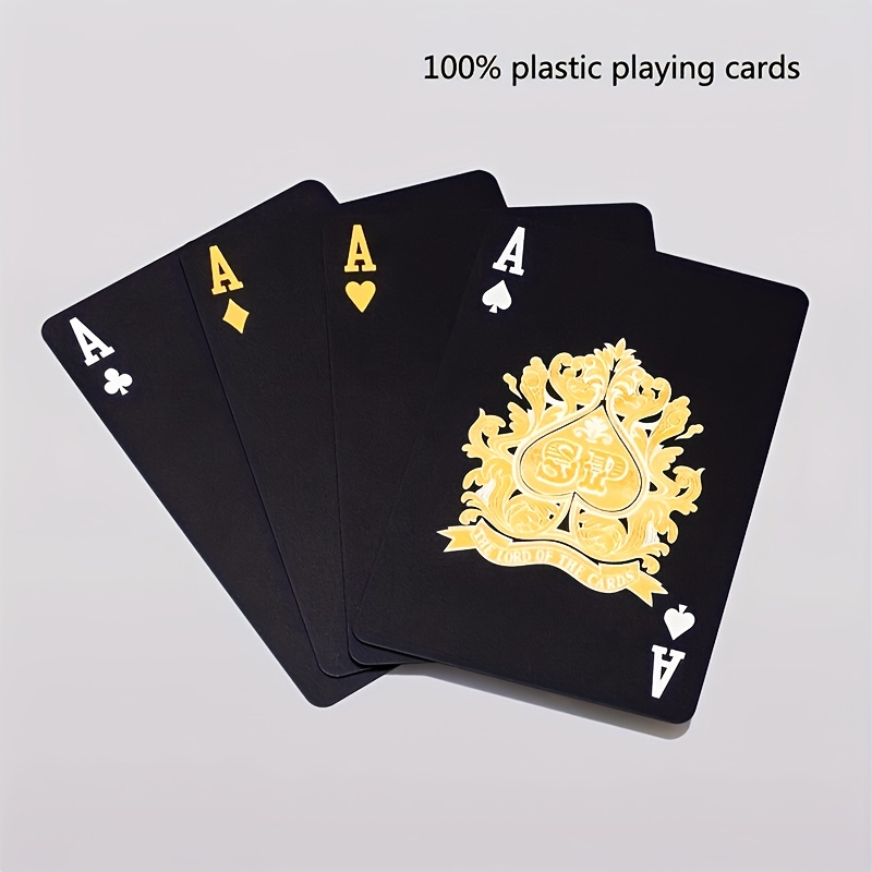 Cartes À Jouer En Plastique Imperméables De Qualité Supérieure