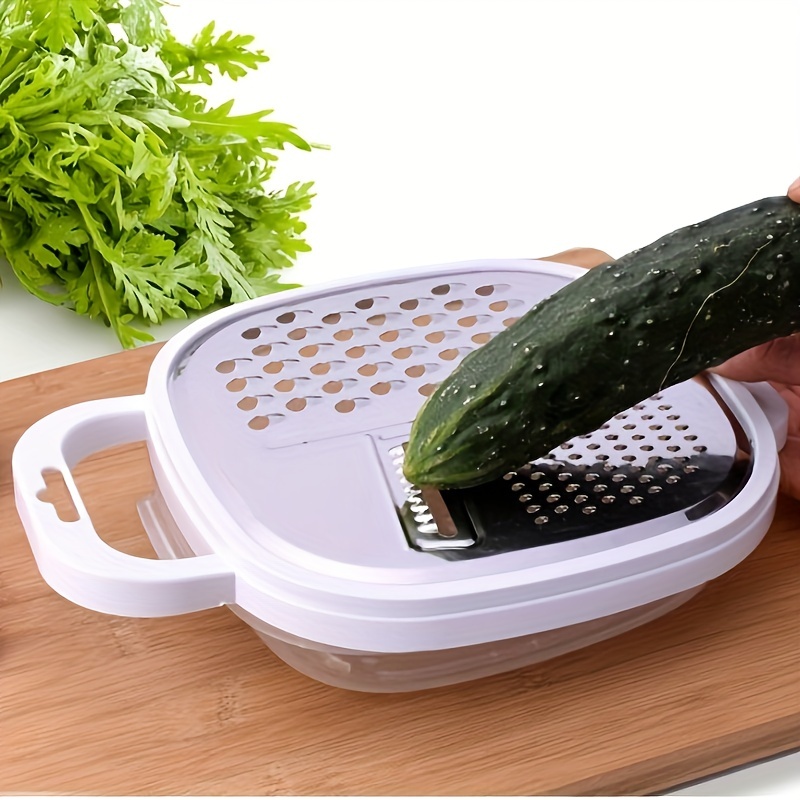  4 in 1 Multi-Purpose Vegetable Slicer, Stainless Steel