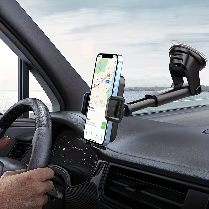Buy 1pc Telescopic Mobile Phone Holder Mount for Car |Retractable Suction Cup Phone Bracket Car Interior Accessories
