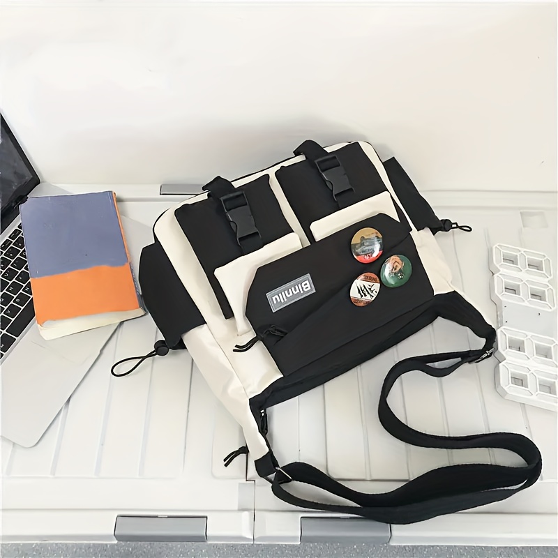 Fashion Shoulder Bag Large Capacity Crossbody Bag For Travel, School And Everyday Use! (without Badge And Pendant)
