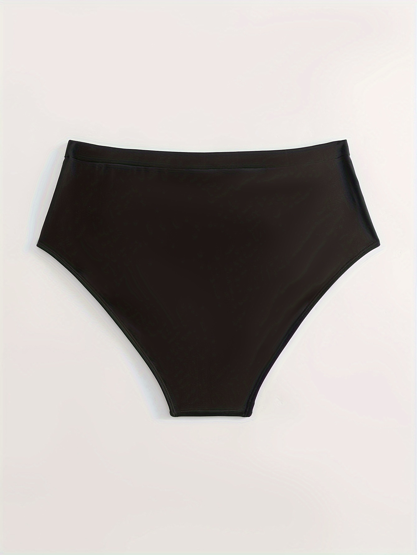 Ruched Lace Bikini Panty - Black