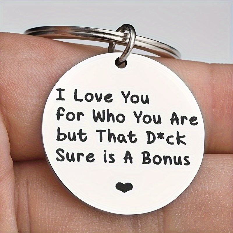 You're An Asshole But I Love You Funny Keychain For Men - Temu