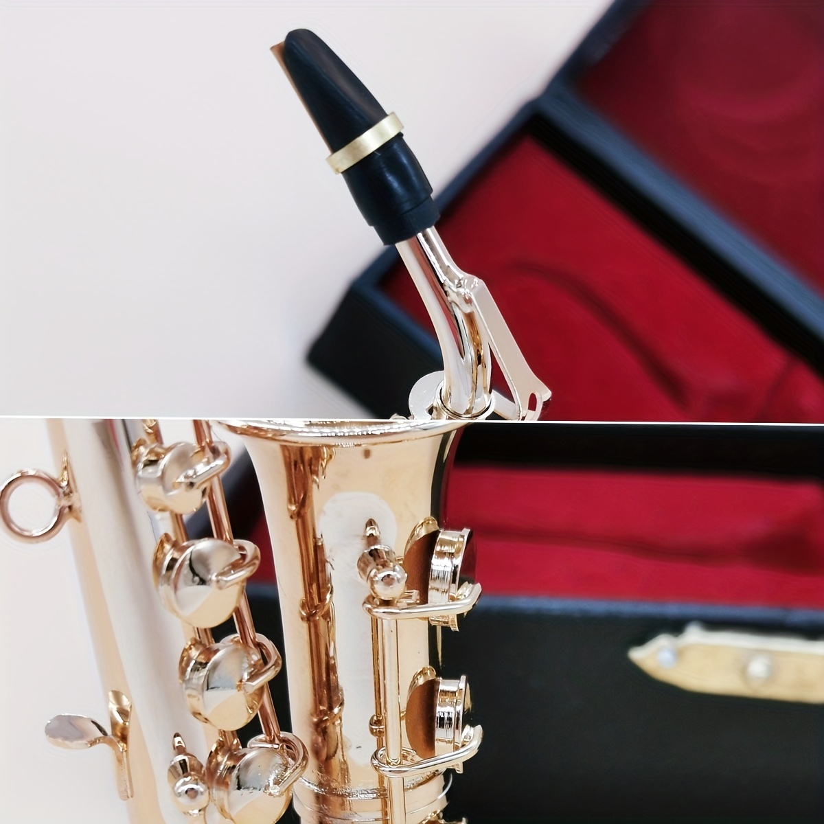 Saxophone Alto Miniature en cuivre, modèle de Mini Instrument de musique  pour 1/12 Dollhouse ob11 1/6 figurine d'action 1/5 1/6 décoration bjd -  AliExpress