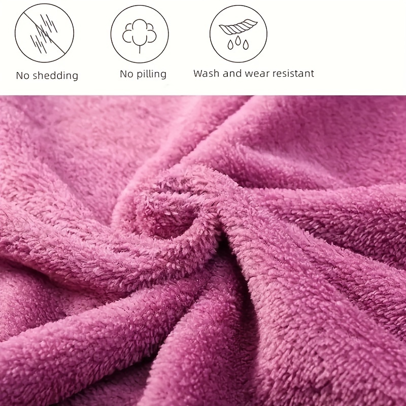 Wide Narrow Strip Bath Towel, Coral Velvet Soft Thick Shower Towel Set,  Strong Water Absorption And Quick Drying Towels, Bathroom Accessories - Temu