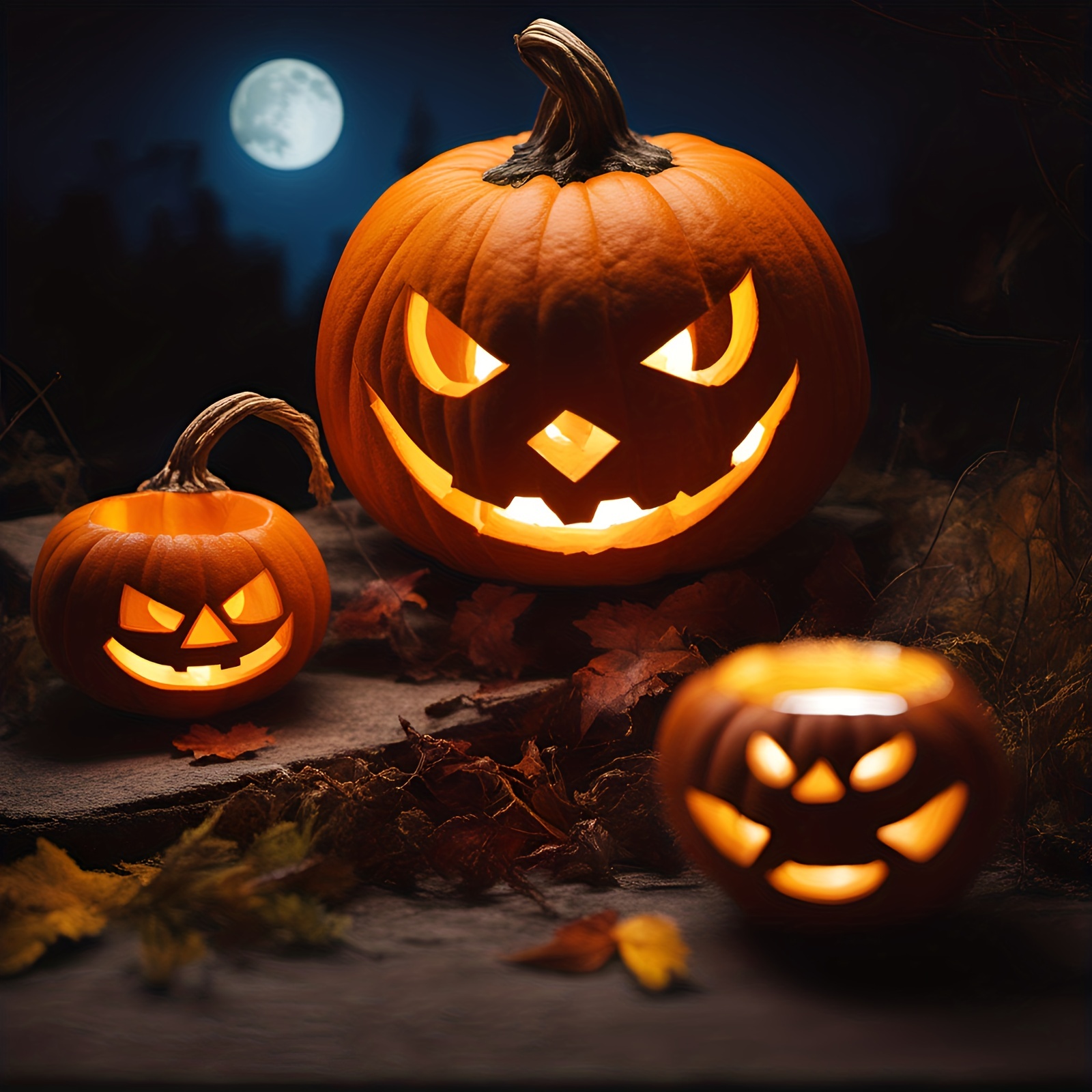 Halloween Atmosphere Light Submersible Led Pumpkin - Temu