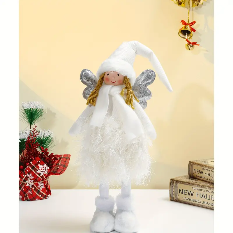 1 Stück Weihnachten Kleines Mädchen Elf Engel Ornament Puppe - Temu Germany