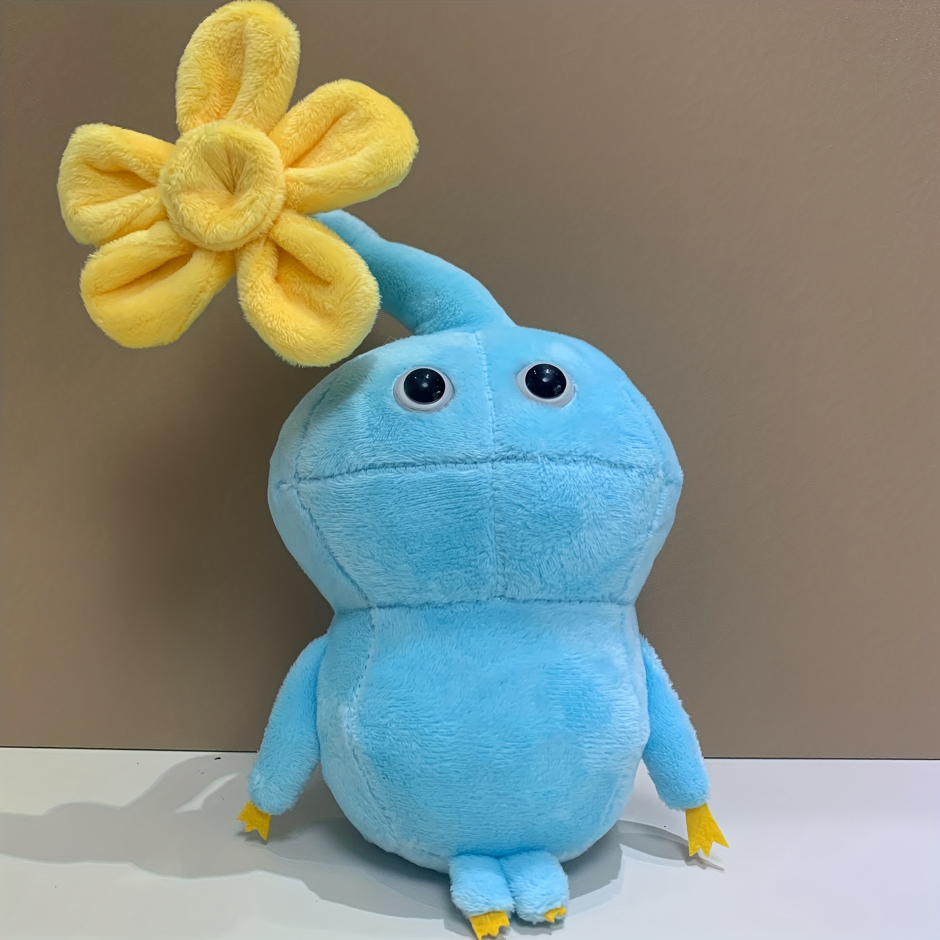 One 23cm High Fashionable Stuffed Toy In A Cute Blue Hair Little Boy Design  With Colorful Flower Crown, Perfect As Festival And Birthday Gift