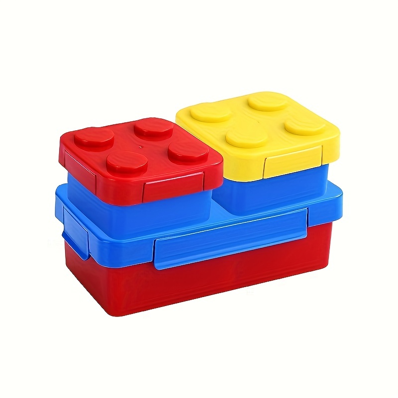 Creative Funny Building Block Splicing Lunch Box For Kids To