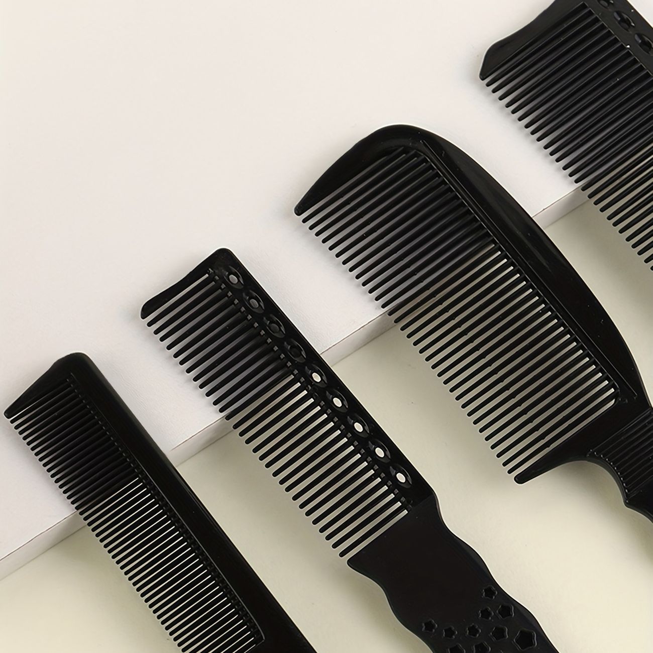 Fashion Hair Comb Set Durable Simple Style Comfortable Grip Hair Comb For  Salon Household Barber Suitable For All Hair Types 4pcs Set - Beauty &  Personal Care - Temu