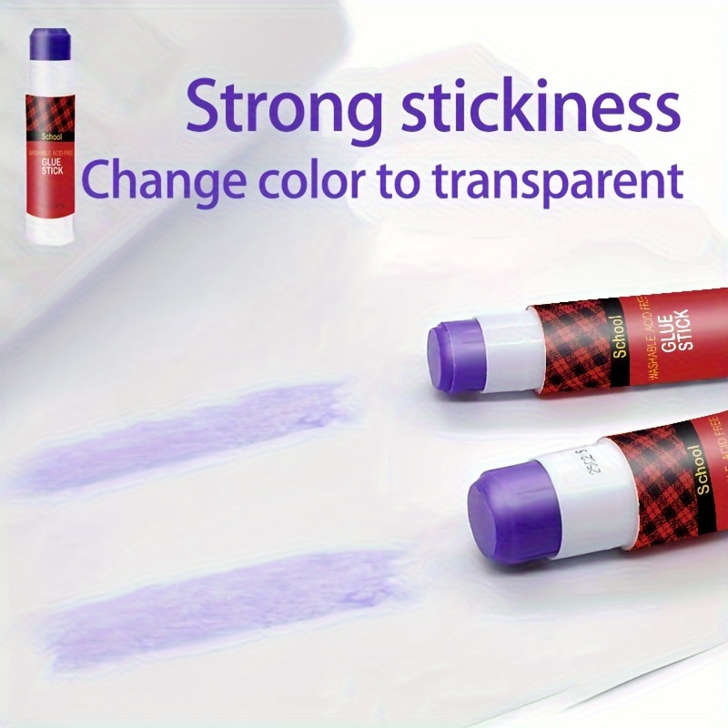 Purple Glue Sticks, Student Office Supplies High Adhesive Handmade Glue  Sticks Stationery, Handmade Multi-spec, Washable, Non-toxic, Permanent  Adhesive, - Temu