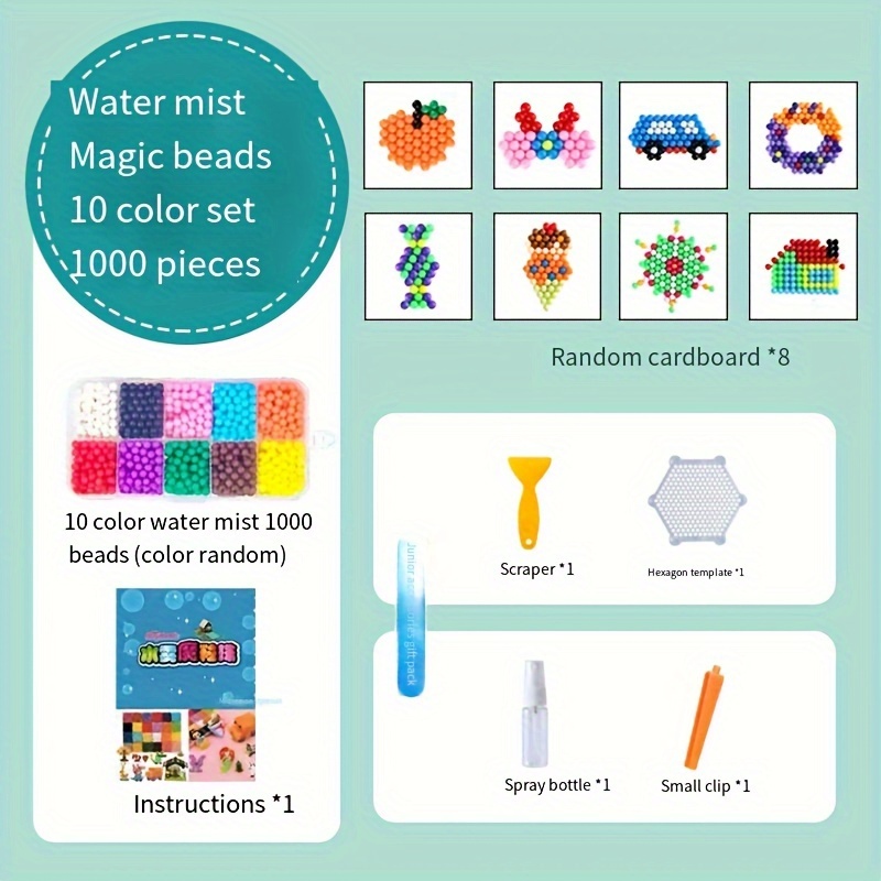 Diy Magic Water Beads Puzzle  Beads Water Spray 3d Puzzle