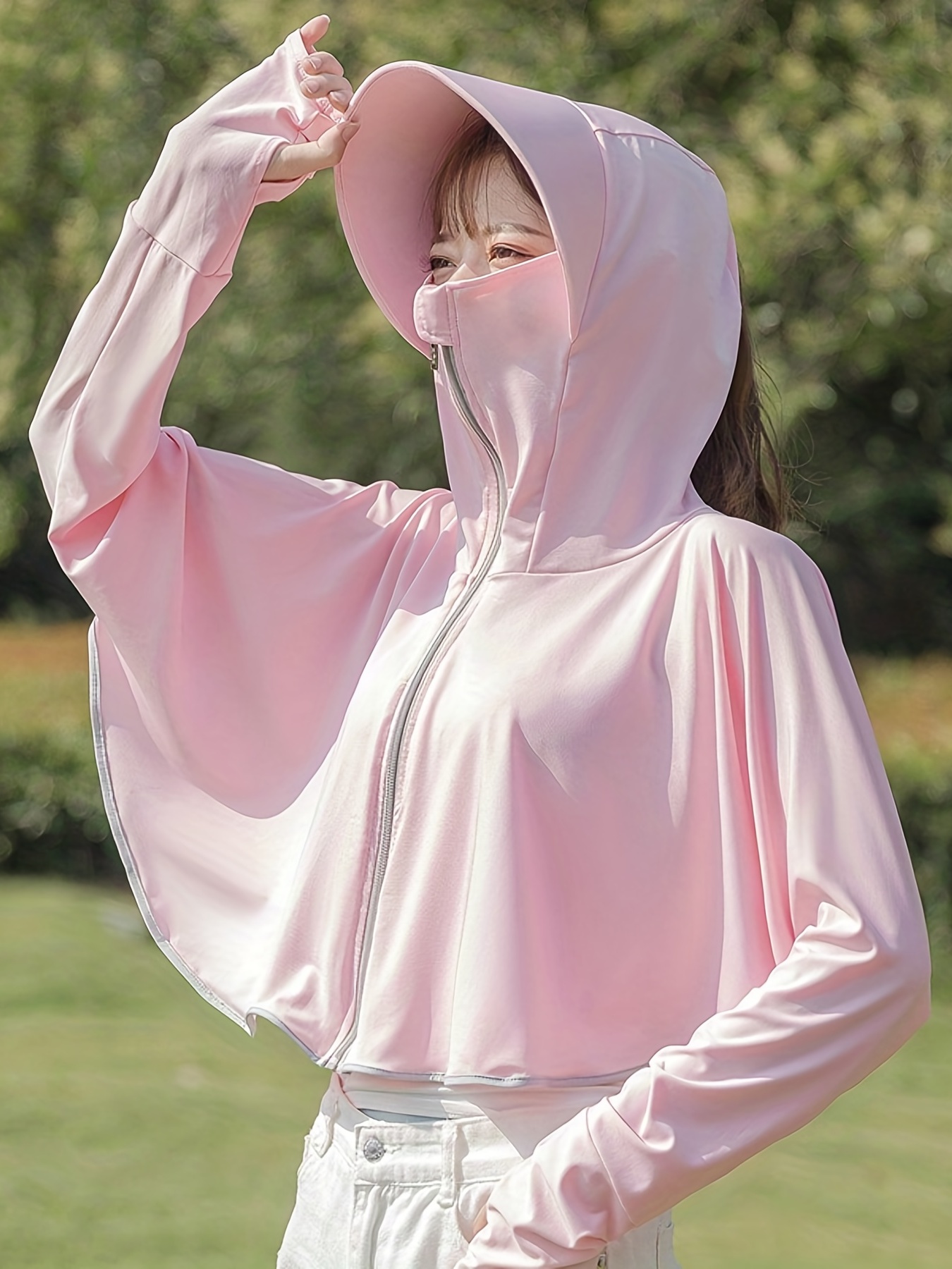New hooded sun protection clothing fashion trend summer UV