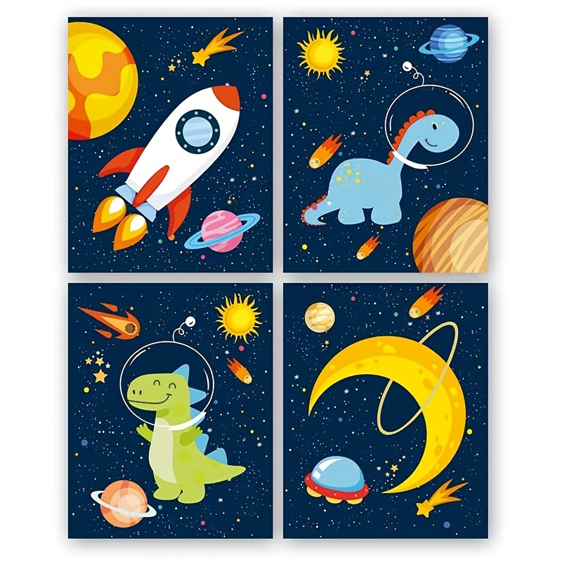 3 Piezas Decoración Espacial Arte Pared Espacio Exterior - Temu