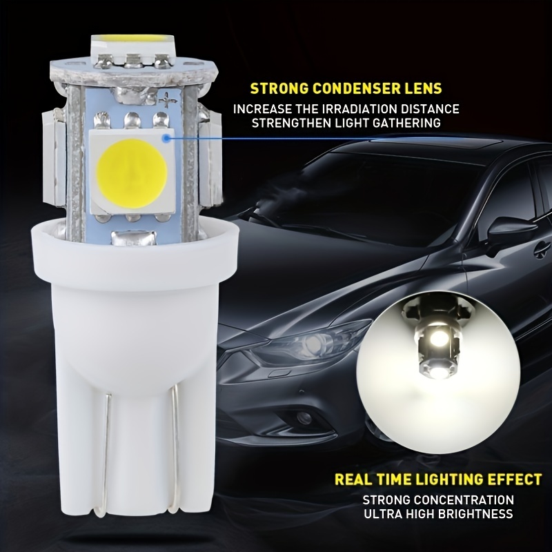 2 Stück T10 5 SMD LED Auto Kennzeichen LED lampen für Car lightning