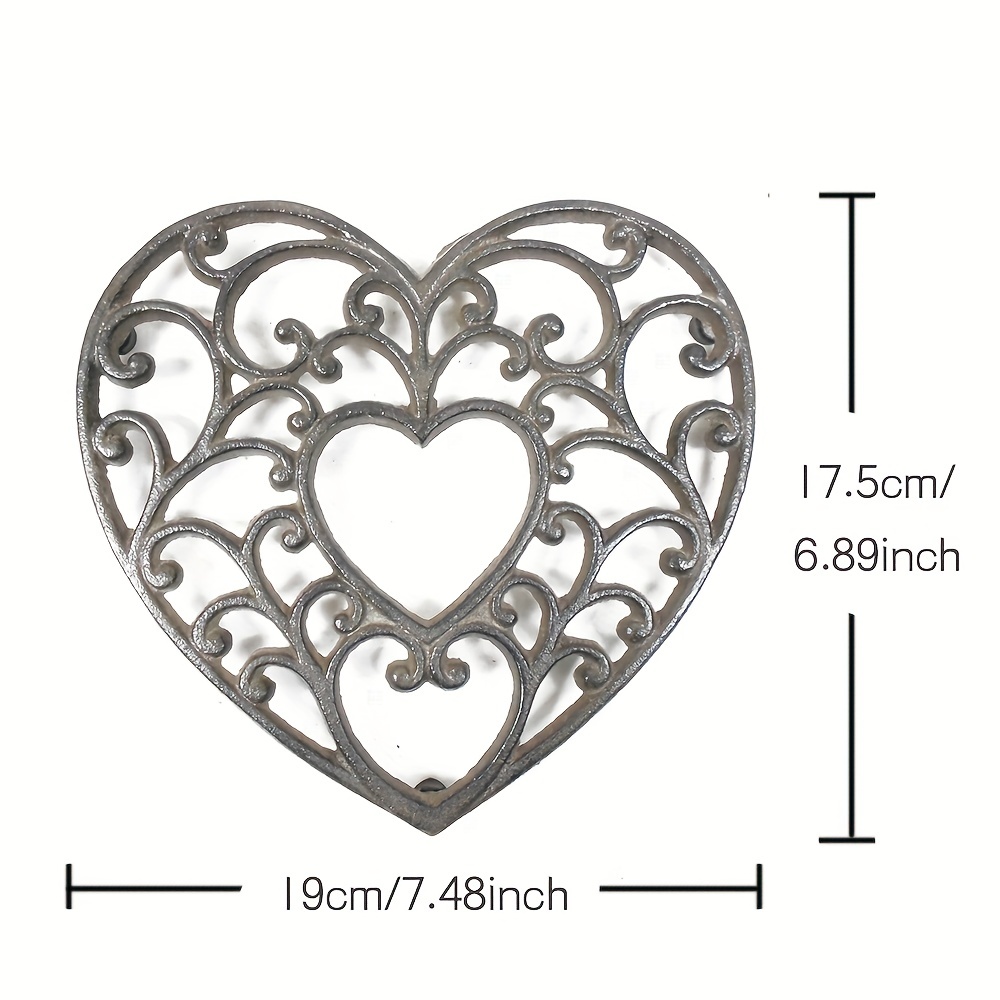 Silicone Placemat Heart Shaped Silicone Heat Insulation Mat - Temu