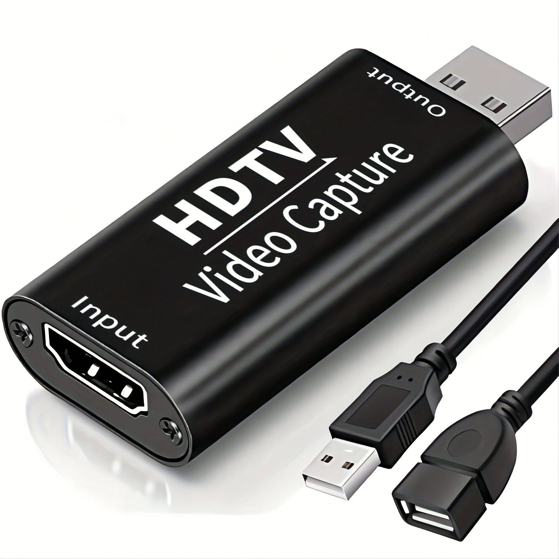 Video Capture Card, HDMI to USB/Micro USB/Type-C Game Capture Card 1080P  Record via DSLR Camcorder Action Cam