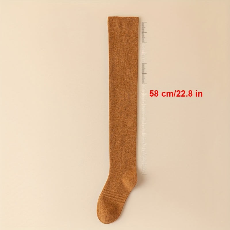 1pair Over The Knee Socks Long Socks Dance Socks