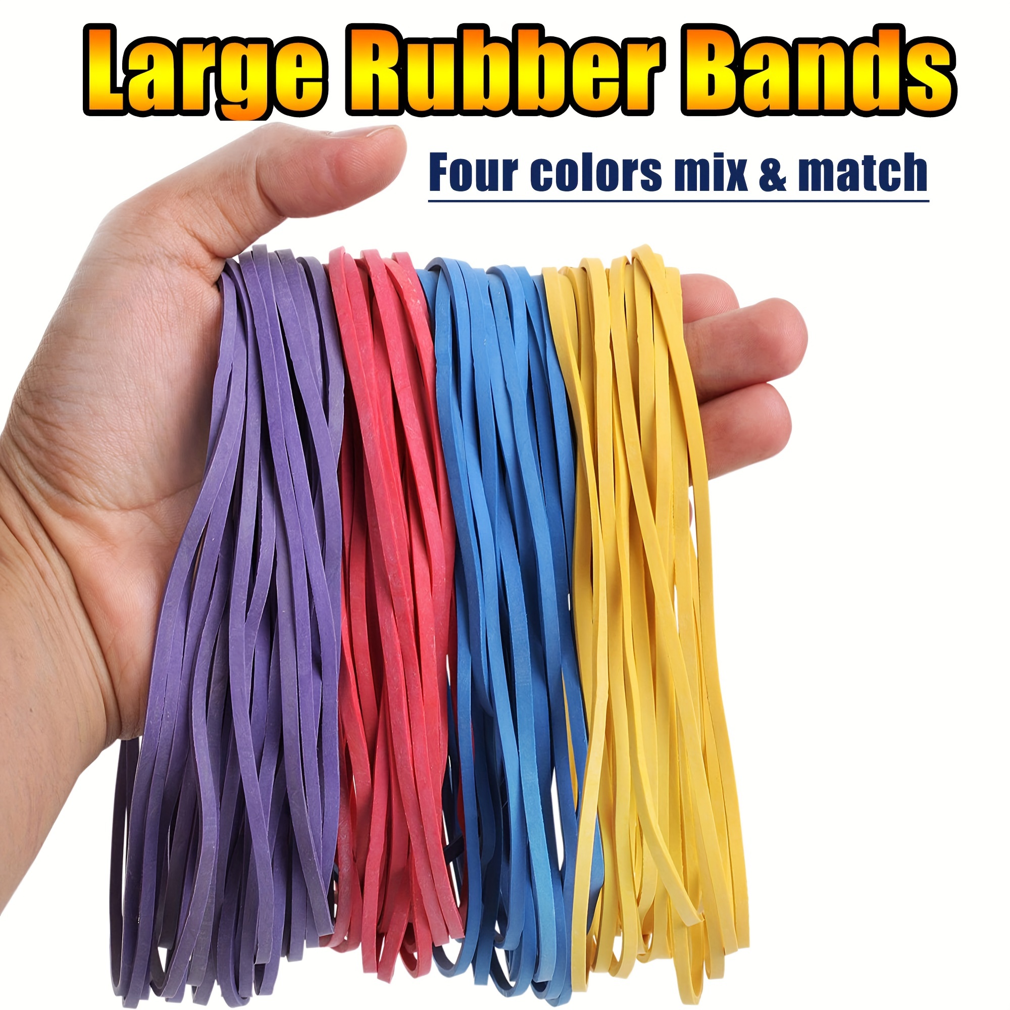 Elastic Rubber Bands Colors, Elastic Band Office Colors