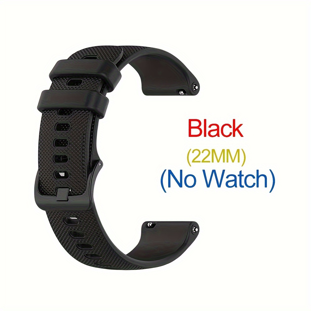  Band for Garmin Vivoactive 4, Soft Silicone Replacement Watch  Band for Garmin Vivoactive 4/ Venu 2 (No Tracker, Replacement Bands Only) :  Electronics