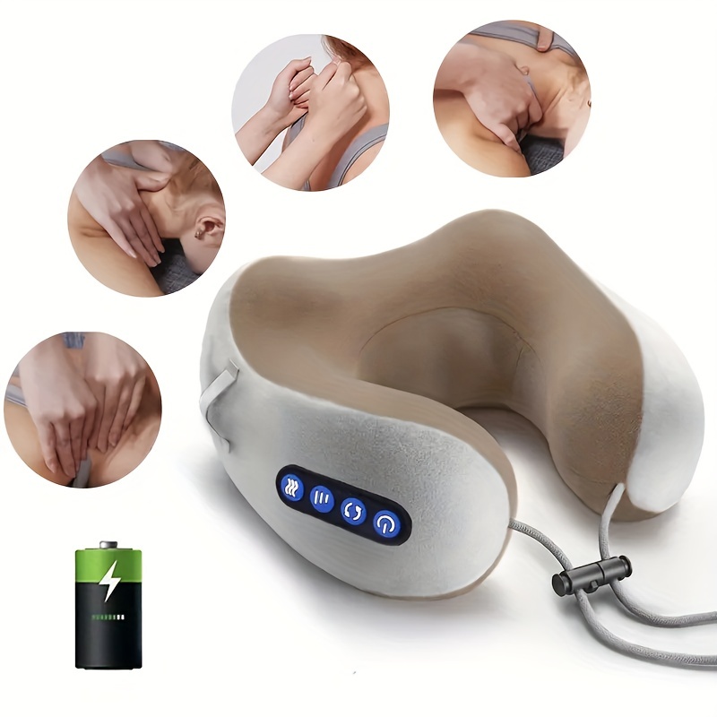 Portable Heated Neck Massager For Muscle Relaxation Home Use - Temu