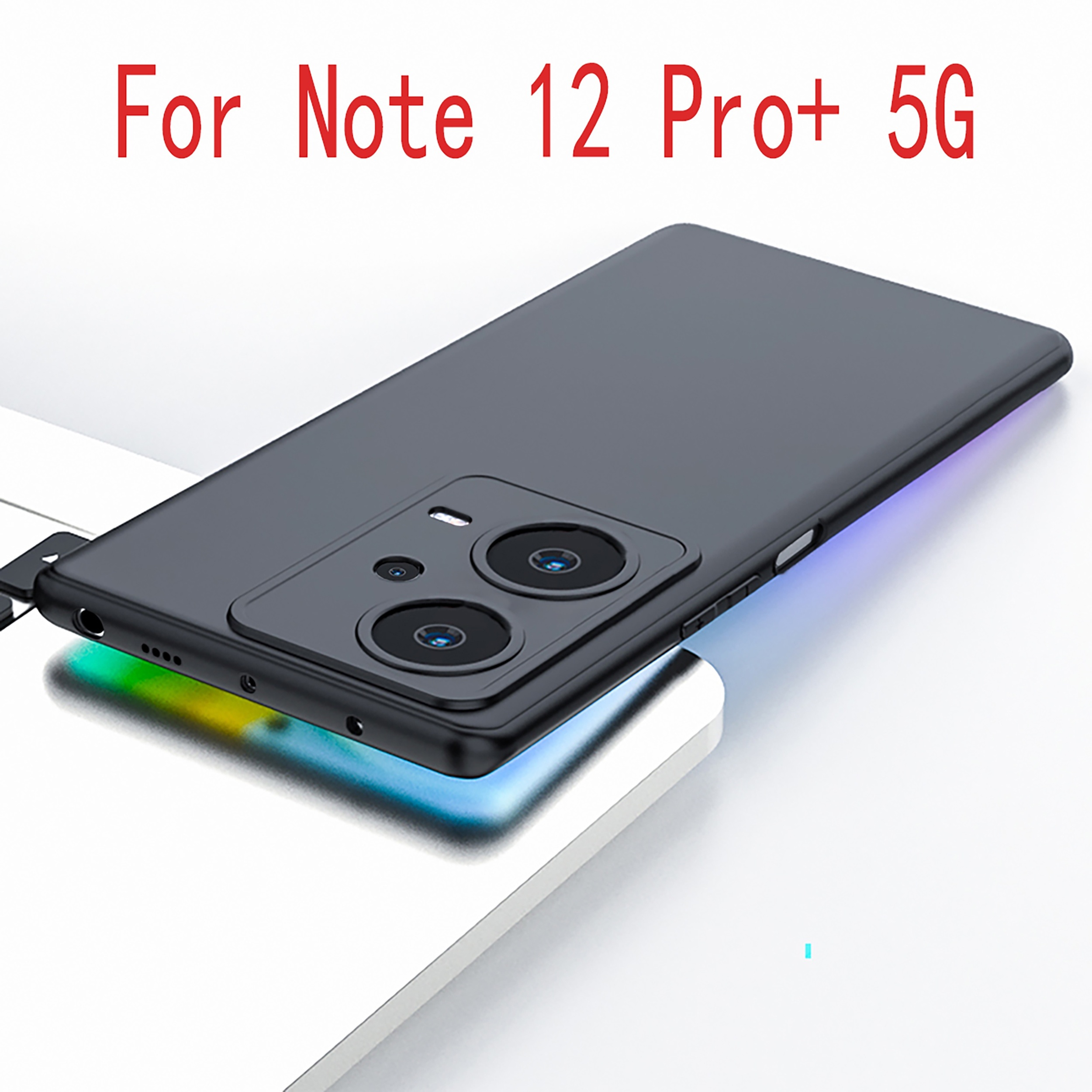Slim Thin Black Case for Xiaomi Redmi 13C 4G, Soft Protective Cover  Protection