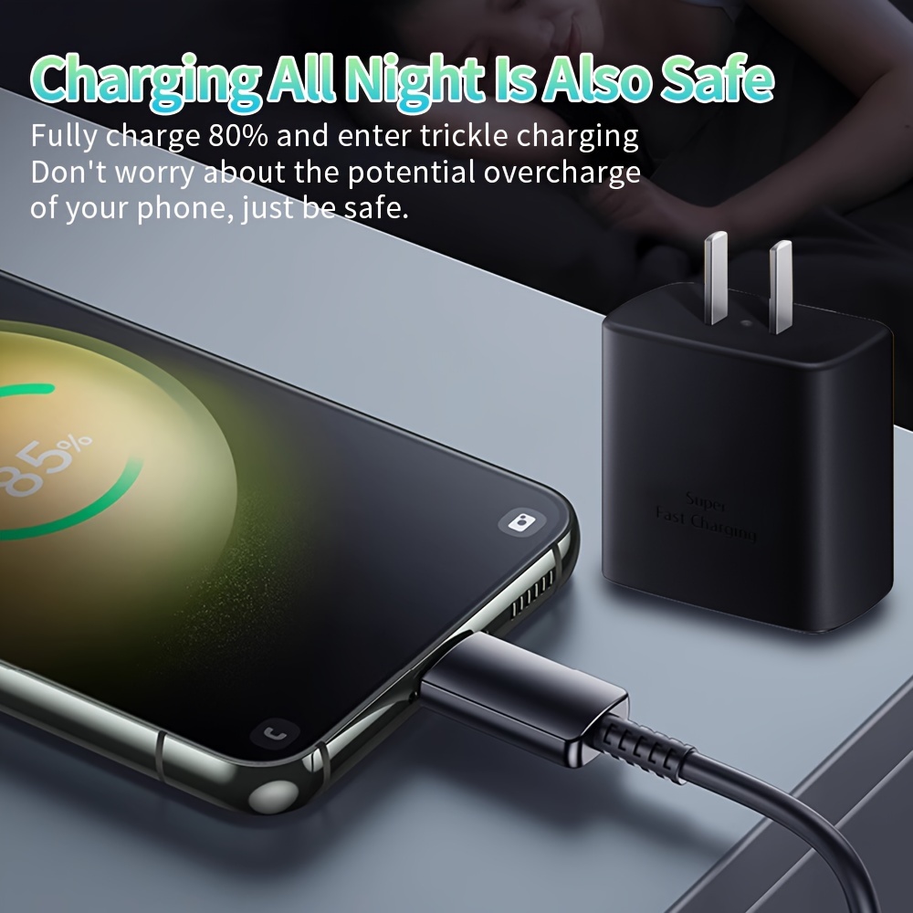 Chargeur Rapide 45W + Cable USB-C USB-C pour Samsung Galaxy S23 ULTRA - S23  PLUS