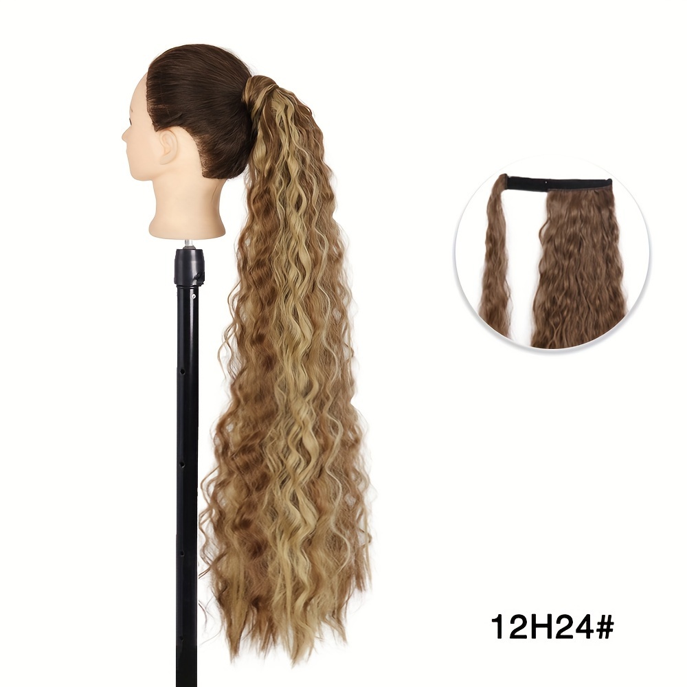 MyDiva 22 Clips 22'' Long Curly Synthetic Hair Extensions Clips in