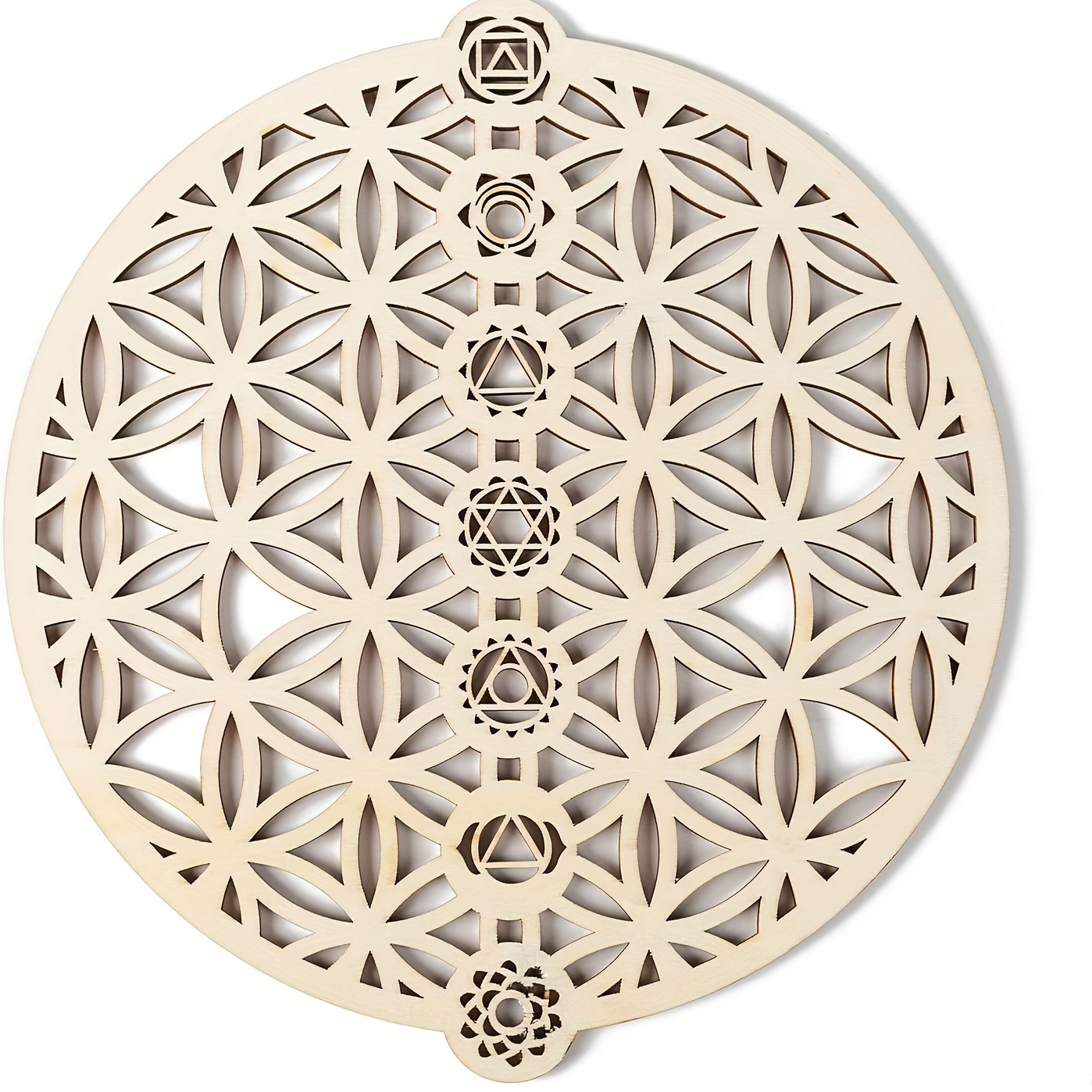 Flower of Life Outdoor Metal Wall Art Sculpture, Sacred Geometry