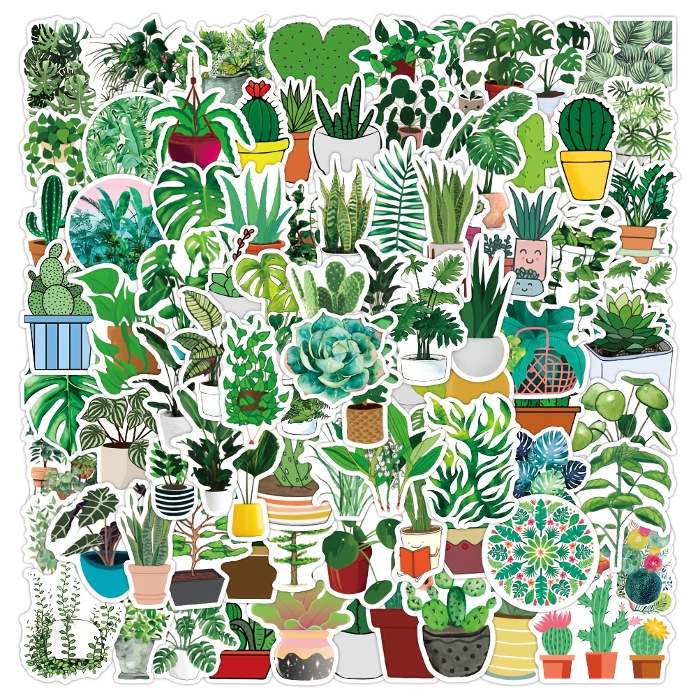 Plant Stickers Nature Stickers Botanical Stickers For Adult - Temu