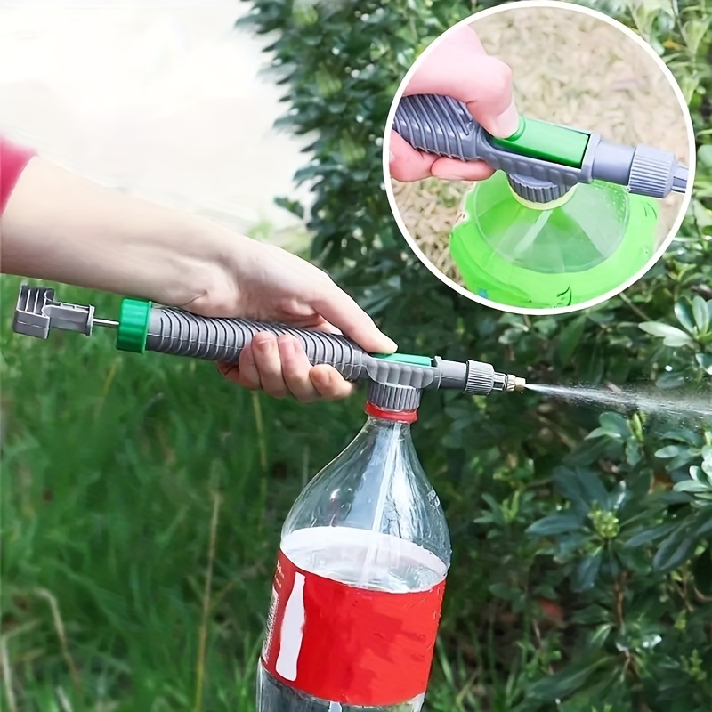 Adjustable High Pressure Manual Sprayer Drink Bottle Spray Air Pump Head  Nozzle