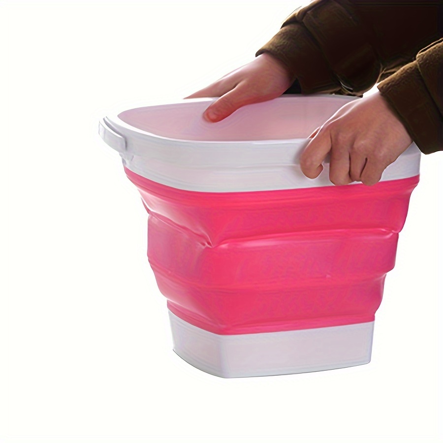 Folding Bucket Portable Water Bucket Foldable Car Washing - Temu