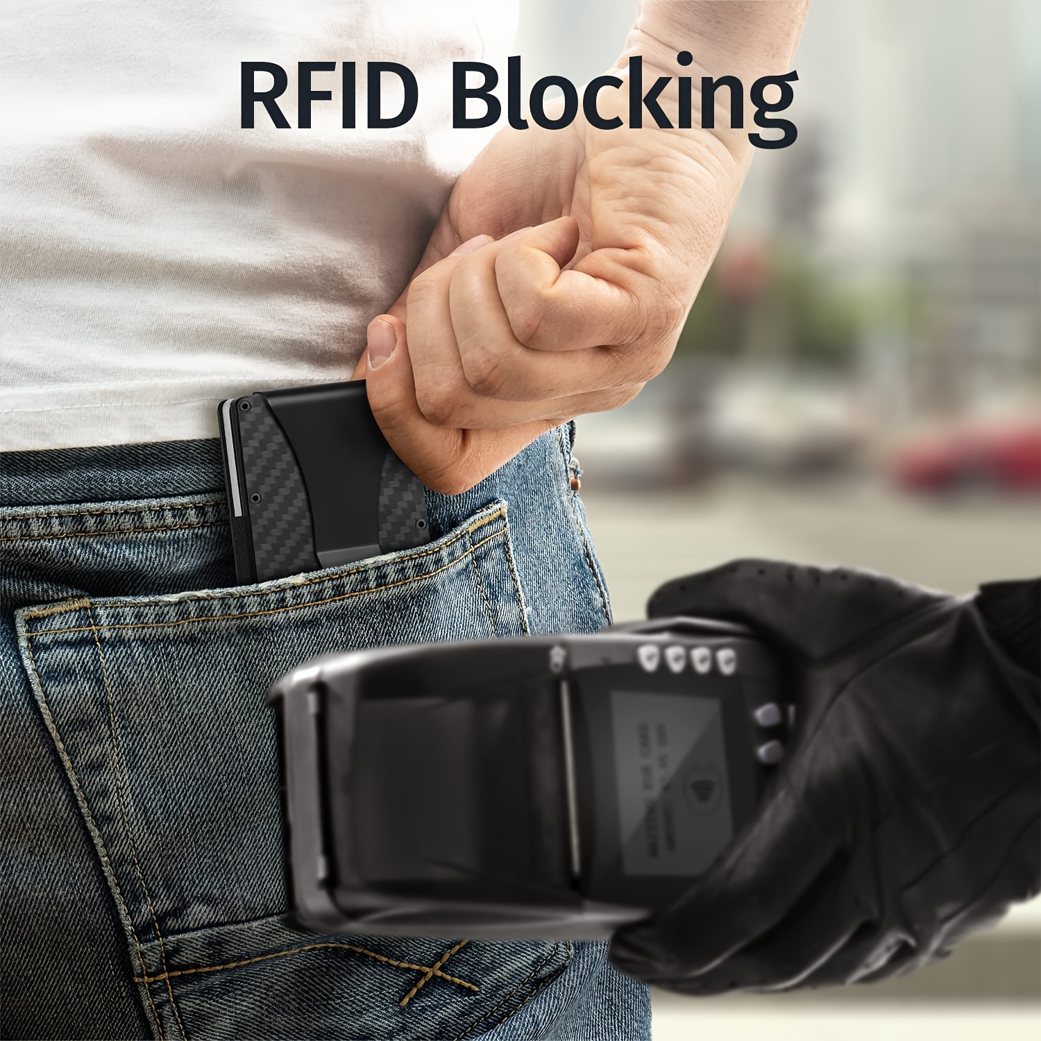 Aluminum RFID Blocking Wallet