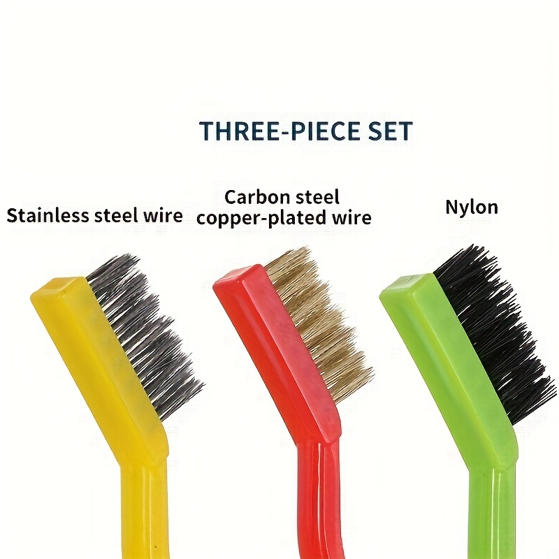 Gas Stove Cleaning Brush Set, Perfect Kitchen Tool For Oil Fume Machine And  Stove Top Cleaning With Stainless Steel Wire Bristles - Temu