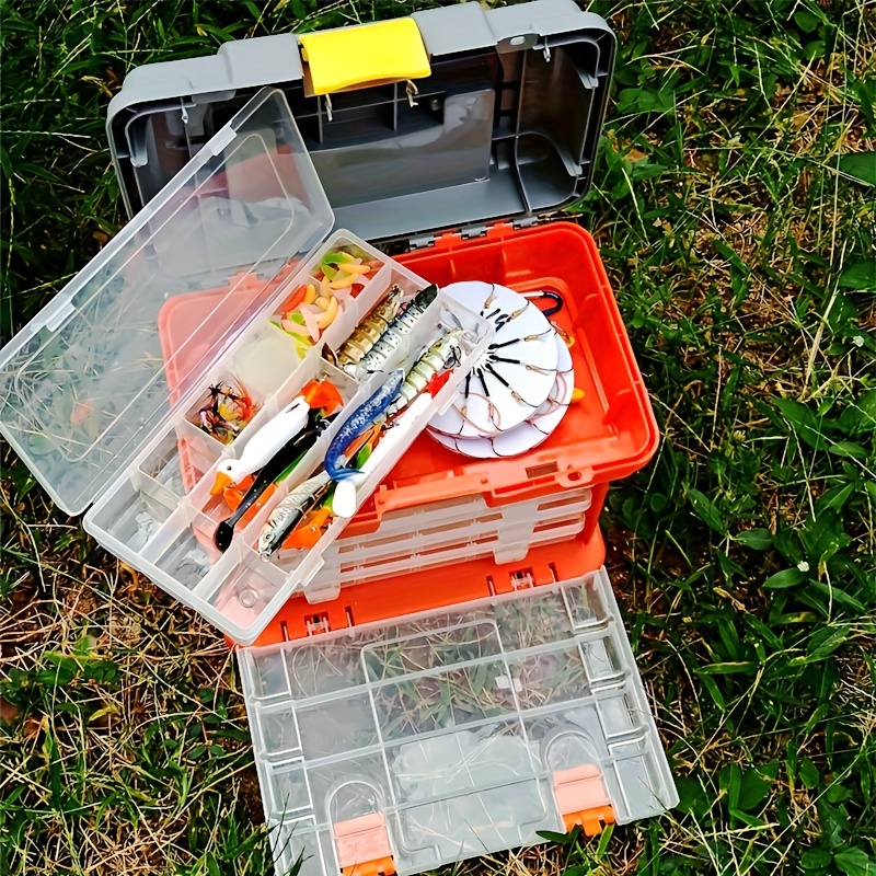 Organize Your Fishing Tackle Box with this Portable Multifunctional Storage  Case - Perfect for Hooks, Baits, and More!