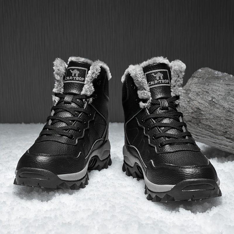 Men's Snow Boots: Fleece, Cozy, Non-Slip and Plush