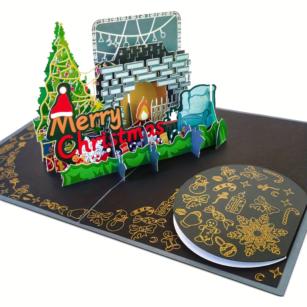 Christmas Cards Small Pop Christmas Gift Card Envelopes - Temu